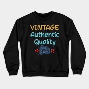 45 Years Old 1975 Vintage 45th Birthday Anniversary Gift Crewneck Sweatshirt